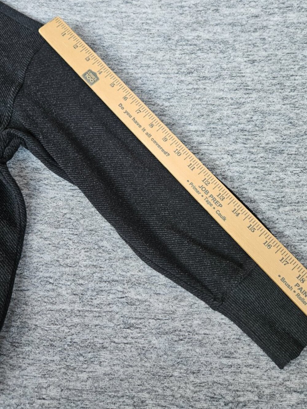 Faherty Legend Lounge Full Zip Heathered Black Twill Womens XS Sweatshirt Jacket - Picture 11 of 11